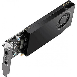 PNY NVIDIA A400 4GB GDDR6 64-bit, Low Profile, PCIe 4.0 x8, Single slot, 4 x Mini DisplayPort 1.4a, 50W, LP bracket, small box