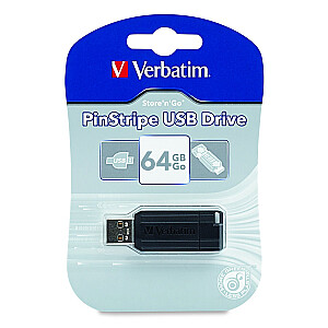 Verbatim  VERBATIM PINSTRIPE USB Stick 64GB USB2.0