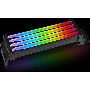 Thermaltake Pacific R1 Plus DDR4 atmiņas gaismas komplekta vāciņš (melns)
