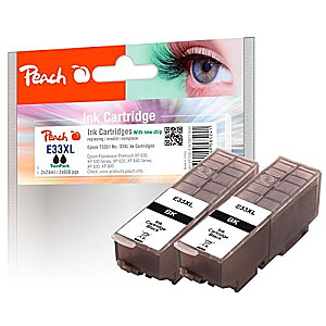 Peach Ink Twin Pack, melns PI200-416 (saderīgs ar Epson 33XL, T3351)