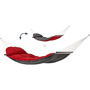 Amazonas Fat Hammock Red AZ-1960015, Camping Hammock (sarkans/pelēks)