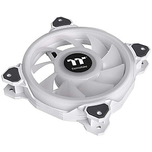 Thermaltake Riing Quad 12 RGB Radiator Fan TT Premium Edition Single Fan Pack - balts, korpusa ventilators (balts, viens iepakojums, bez kontroliera)