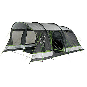 Семейная туннельная палатка High Peak Garda 4.0 (серый/зеленый)