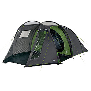 Семейная туннельная палатка High Peak Ancona 4.0 (тёмно-серый/зеленый, модель 2022 г.)