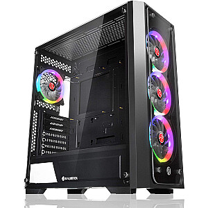 RAIJINTEK PONOS TG4, корпус Tower (черный, версия из закаленного стекла)