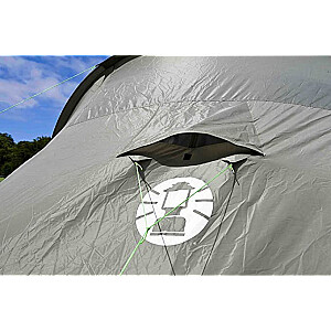 Coleman Ridgeline 6 plus 6 personu kupolveida telts (tumši zaļa/pelēka, tuneļa pagarinājums)