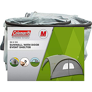 Coleman Sunwall M, боковая стенка с дверью для Event Shelter Pro M 3м, боковая панель (серебристый)