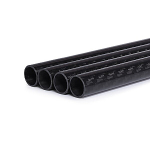 Alphacool Carbon HardTube 13мм 4х80см, тубус (черный, набор из 4 шт.)