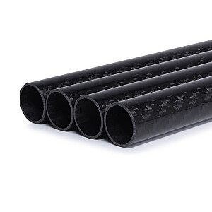 Alphacool Carbon HardTube 16мм 4x 80см, тубус (черный, набор из 4 шт.)