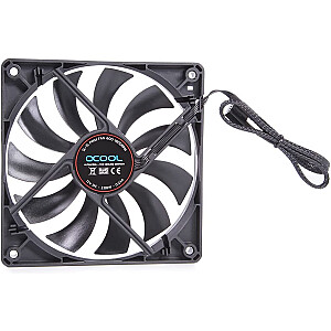 Alphacool SL-15 PWM Fan 600-1800об/мин 120х120х15мм, корпусной вентилятор (черный)