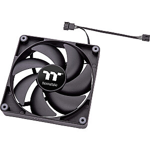 Thermaltake CT120 datora dzesēšanas ventilatora korpusa ventilators (melns, 2 iepakojumi)