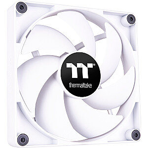 Охлаждающий вентилятор для ПК Thermaltake CT120 Белый, корпусной вентилятор (белый, 2 шт. в упаковке)