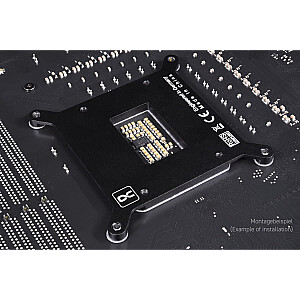 Alphacool Apex Backplate XPX/Eisbaer LGA 1700, установочный комплект (черный)