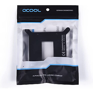 Alphacool Apex Backplate XPX/Eisbaer LGA 1700 instalācijas komplekts (melns)