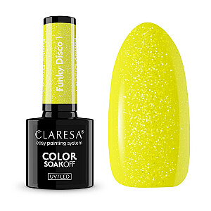 CLARESA Soak Off UV/LED Гибридный лак Funky Disco 1 5г