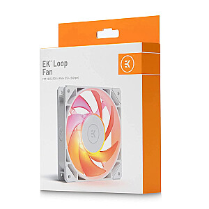 EKWB EK-Loop Fan FPT 120 D-RGB - korpusa ventilators (balts)