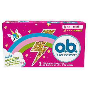 Tamponai OB Organic Normal 8 vnt. + Mini 8 vnt.