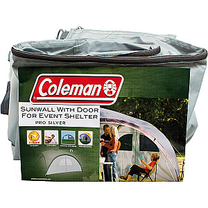 Coleman Sunwall L, боковая стенка с дверью для Event Shelter Pro L 3,65 м, боковая панель (серебристый)
