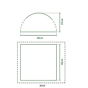 Помещение для мероприятий Coleman Pavilion, 3 x 3 м (светло-серый/серый)