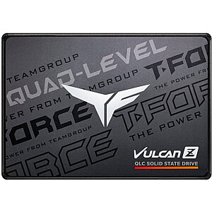 Komandas grupa VULCAN Z QLC 2 TB, SSD (melns/pelēks, SATA 6 Gb/s, 2,5)