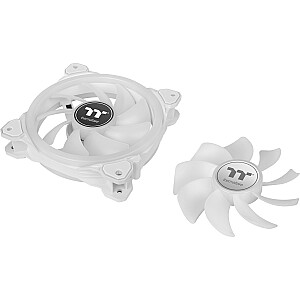 Thermaltake SWAFAN 14 RGB Radiator Fan TT Premium Edition White (комплект из 3 вентиляторов), корпусной вентилятор (белый, комплект из 3 вентиляторов, включая контроллер)
