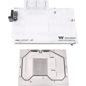 Thermaltake Pacific V-RTX 4080 Plus (ASUS ROG & TUF) GPU ūdens bloks, ūdens dzesēšana (caurspīdīgs)