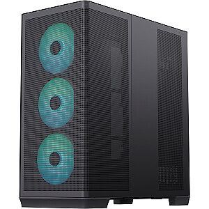 Aerocool APNX C1-BK-v1, torņa korpuss (melns)