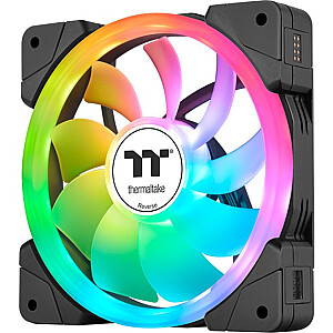 Thermaltake SWAFAN EX12 ARGB Sync PC TT Premium Edition dzesēšanas ventilatora korpusa ventilators (melns, iepakojumā pa 3)