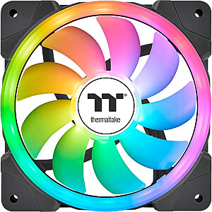 Thermaltake SWAFAN EX14 ARGB Sync PC TT Premium Edition dzesēšanas ventilatora korpusa ventilators (melns, iepakojumā pa 3)