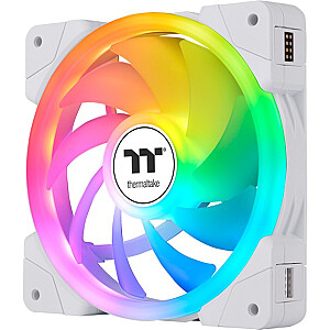 Охлаждающий вентилятор Thermaltake SWAFAN EX14 ARGB Sync PC белый TT Premium Edition, корпусной вентилятор (белый, 3 шт. в упаковке)