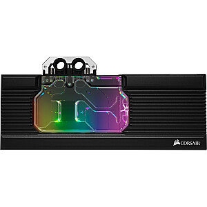 Водяной охладитель графического процессора Corsair Hydro X Series XG7 RGB RX-SERIES (5700XT), водяное охлаждение (черный)