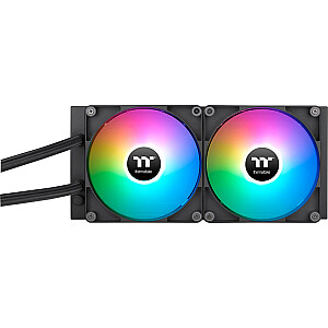 Thermaltake TH280 V2 ARGB Sync viss vienā šķidruma dzesētājs, ūdens dzesēšana (melns)