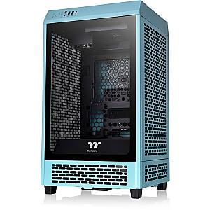 Thermaltake The Tower 200, корпус Tower (бирюзовый, закаленное стекло)