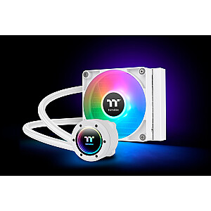 Thermaltake TH120 V2 ARGB Sync viss vienā šķidruma dzesētāja sniega izdevums, ūdens dzesēšana (balts)