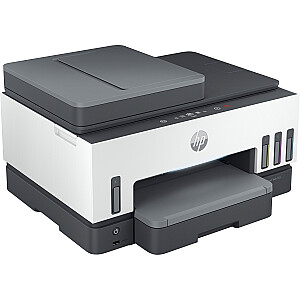HP Smart Tank 7605 daudzfunkciju printeris (pelēks/balts, USB, LAN, WLAN, Bluetooth)