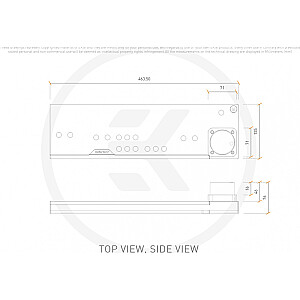 EKWB EK-Quantum Reflection 7000D D5 PWM D-RGB - акрил, резервуар (прозрачный, распределительная пластина с насосом)