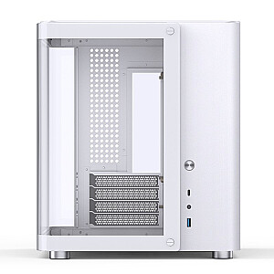 Корпус Jonsbo TK-1 2.0 Micro-ATX, закаленное стекло - белый