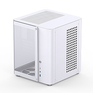 Корпус Jonsbo TK-1 2.0 Micro-ATX, закаленное стекло - белый