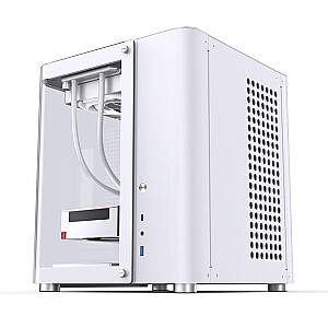 Корпус Jonsbo TK-1 2.0 Micro-ATX, закаленное стекло - белый