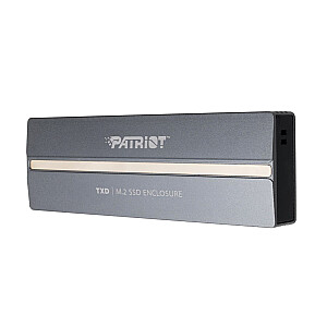 Корпус Patriot TXD USB3.2 для твердотельного накопителя M.2 NVMe 1.3, до 8 ТБ — алюминий