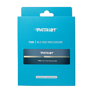 Корпус Patriot TXD USB3.2 для твердотельного накопителя M.2 NVMe 1.3, до 8 ТБ — алюминий