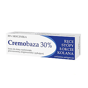 CREMOBASE krēms ar urīnvielu 30% pārmērīgi sausai, kaļķainai un saplaisājusi ādai 30g 