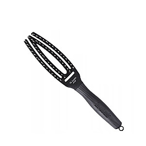 OLIVIA GARDEN Fingerbrush Комбинированная расческа, маленькая, черная