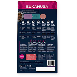 EUKANUBA Grain Free Senior Salmon - sausā barība kaķiem - 2kg