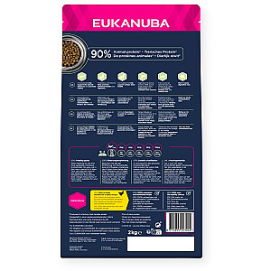 EUKANUBA Hairball Control Chicken - sausā kaķu barība - 2kg