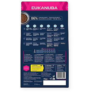 EUKANUBA Sterilizētā/Svara kontroles Vistas gaļa - sausā kaķu barība - 2 kg