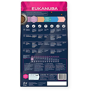 EUKANUBA kucēnu lielo šķirņu bezgraudu okeāna zivs - sausā suņu barība - 3kg