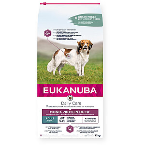 EUKANUBA Daily Care Mono-Protein Adult All Breed Duck - сухой корм для собак - 12 кг