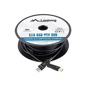 Lanberg LANBERG HDMI v2.1 M/M cable 80m optical
