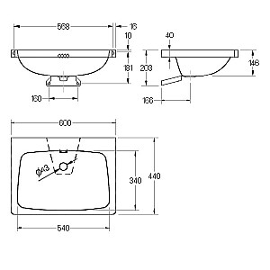 Мойка бытовая Franke Suva 600x440x146